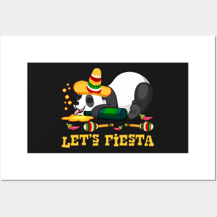 Lets Fiesta Panda Version Posters and Art